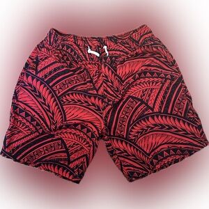 Polynesian/Hawaiian swim shorts. Mens Large.
